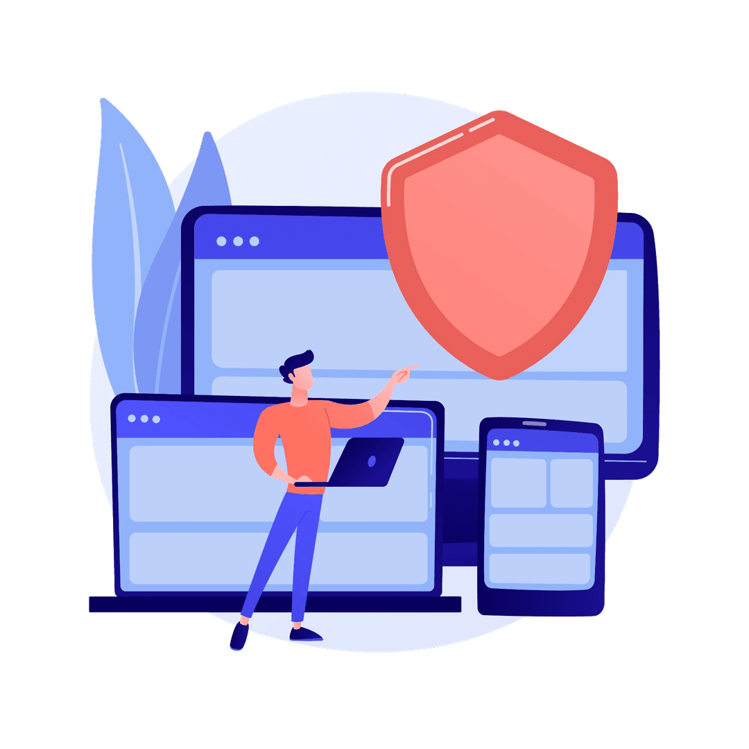 Cybersecurity illustration